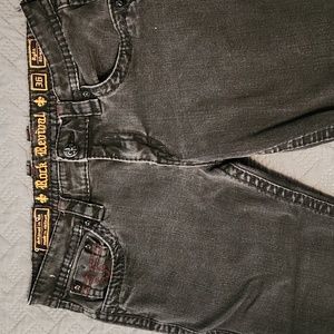 Rock revival Ryke Straight jeans, 36, black